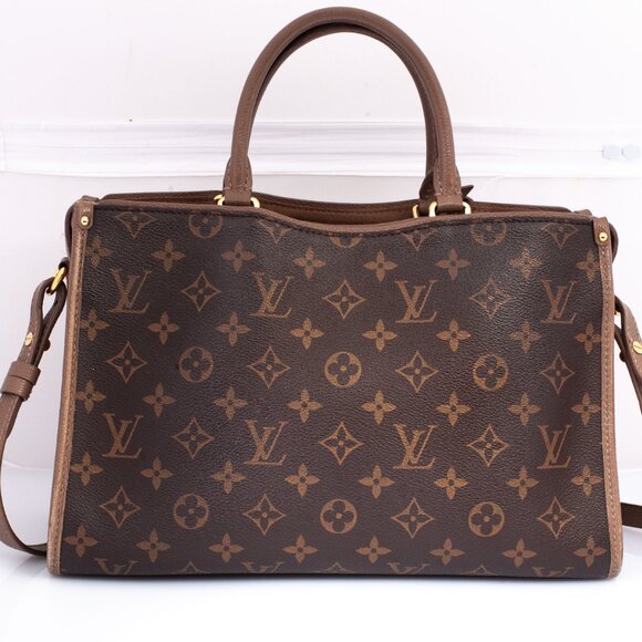 Authentic LOUIS VUITTON Monogram Taupe Popincourt PM Shoulder Bag - Picture 3 of 15